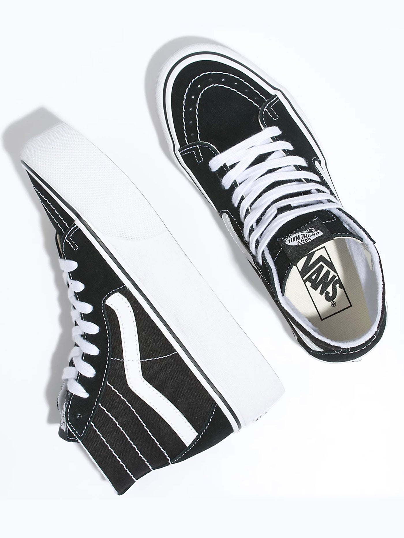 Vans Sk8-Hi Tapered Stackform Black/True White Shoes