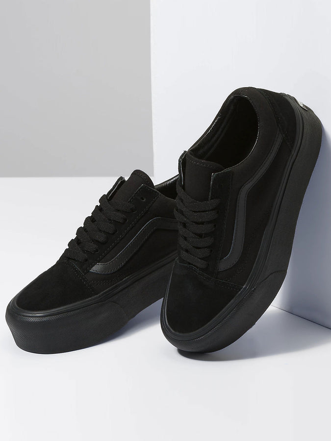 Vans Old Skool Stackform Women Black/Black Shoes | BLACK/BLACK (BKA)