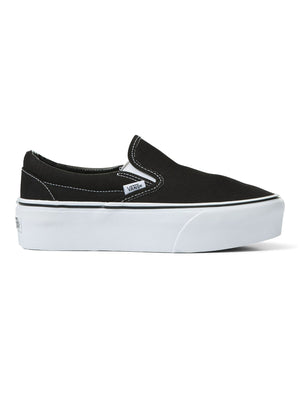 Vans Classic Slip-On Stackform Black/True White Shoes