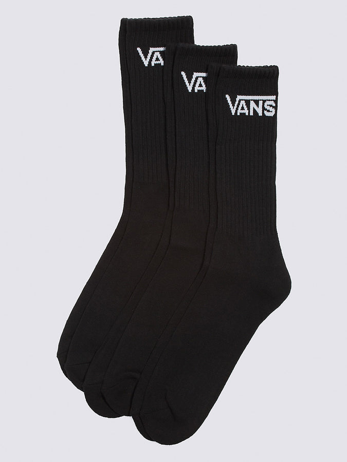 Vans Classic 3 Pack Socks Spring 2024 | BLACK (BLK)