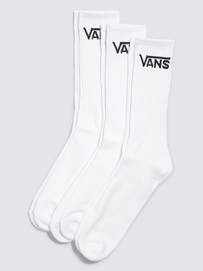 Vans Classic 3 Pack Socks Spring 2024 | WHITE (WHT)