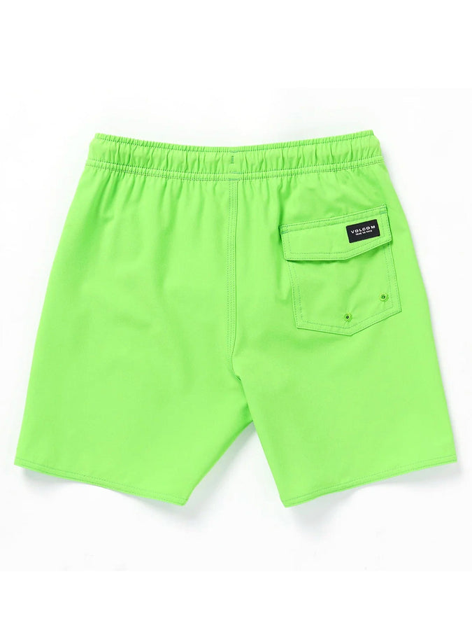 Volcom Lido Solid Trunk Boardshorts Spring 2024 | ELECTRIC GREEN (ELG)