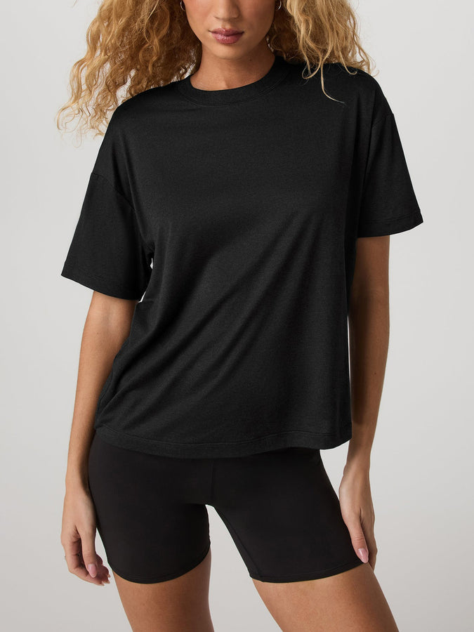 Vuori Energy Long T-Shirt Spring 2026 | BLACK HEATHER (HBK)