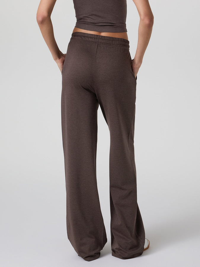 Vuori Halo Essential Wideleg Pants Fall 2026 | JAVA HEATHER (HJV)