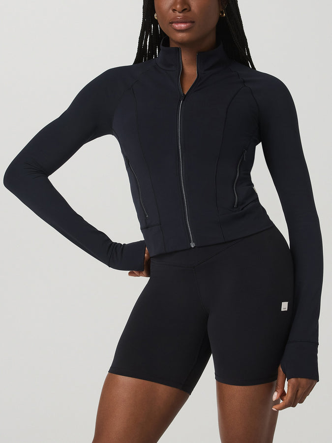 Vuori AllTheForm Fitness Jacket Spring 2026 | BLACK (BLK)