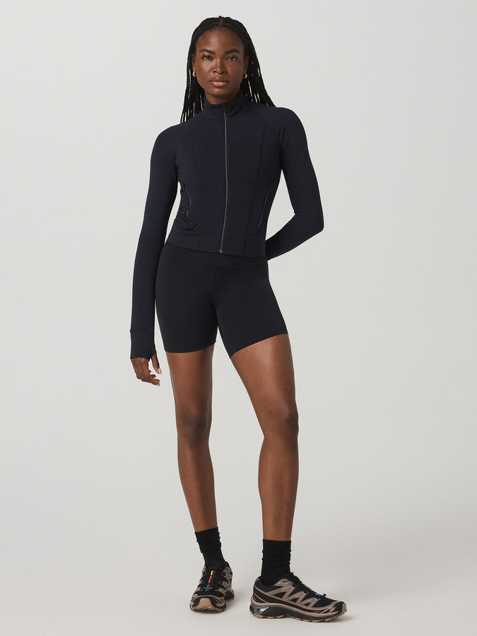 Vuori AllTheForm Fitness Jacket Spring 2026 | BLACK (BLK)