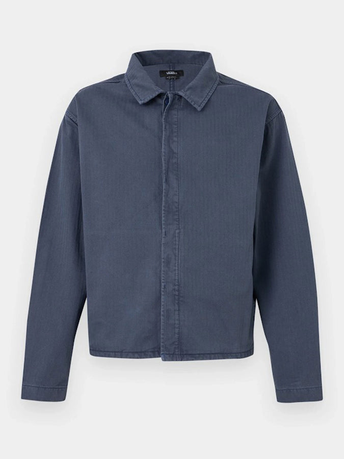 Vans Lx Washed Overdye Long Sleeve Buttondown Shirt Spring 2026 | DEEP INDIGO (FOB)