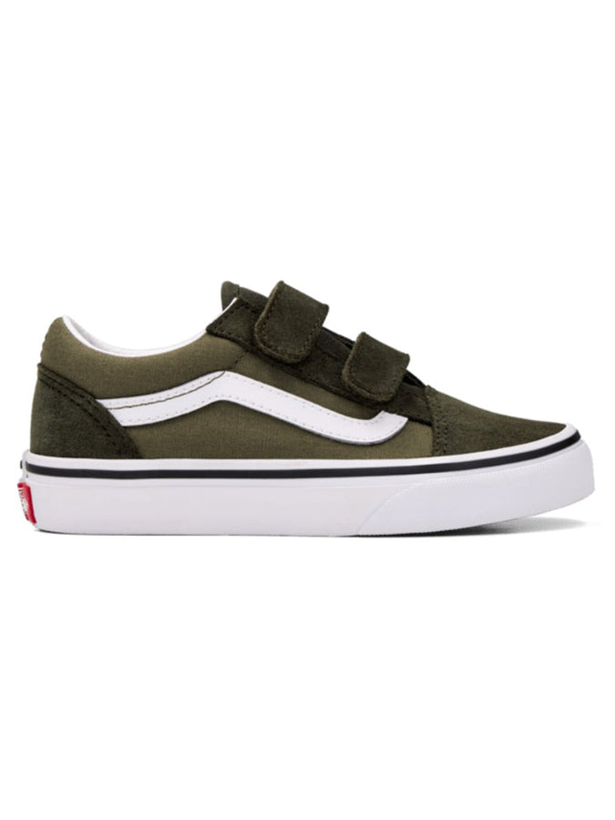 Vans Old Skool V 2-Tone Obsidian Fern Shoes (Youth 7-14) Spring 2026 | 2-TONE OBSIDIAN FERN (FRN)