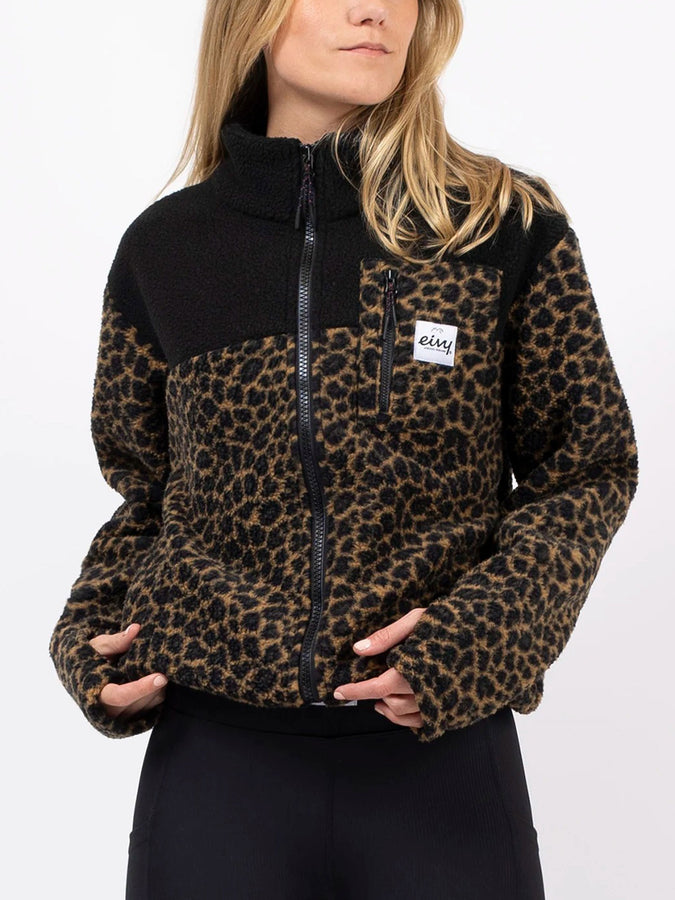 Eivy Versa Sherpa Black/Leopard Jacket Winter 2026 | BLACK/LEOPARD