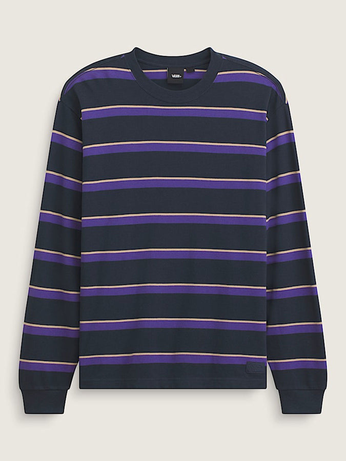 Vans Vorlop Stripe Long Sleeve T-Shirt Holiday 2026 | PARISIAN NIGHT (JDU)