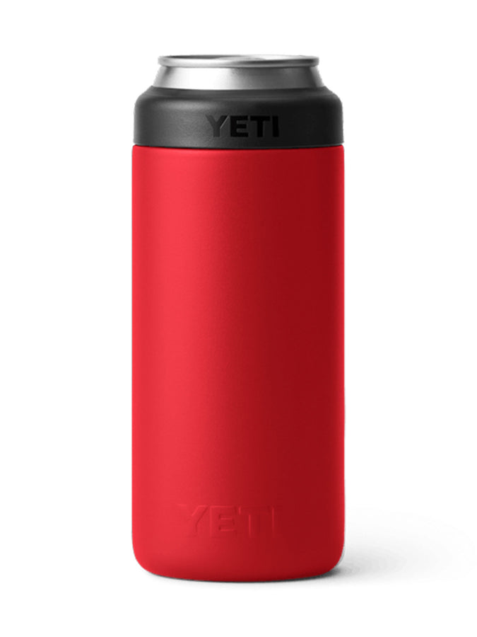 Yeti Rambler Rescue Red Colster 12oz Slim Can Insulator | RESCUE RED