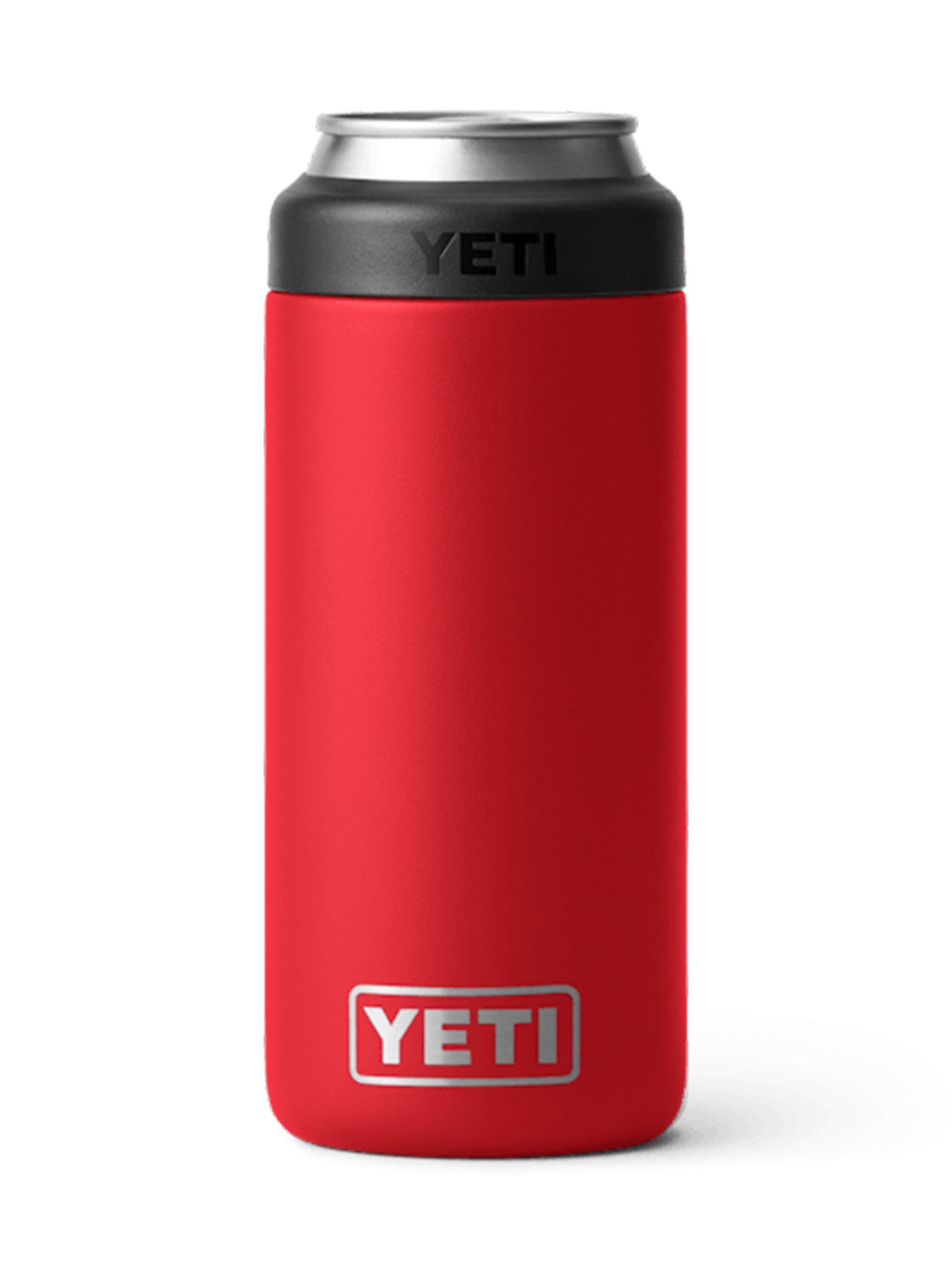 Yeti Rambler Rescue Red Colster 12oz Slim Can Insulator