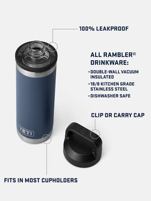 Yeti Rambler 18oz Tropical Pink Bottle 2024