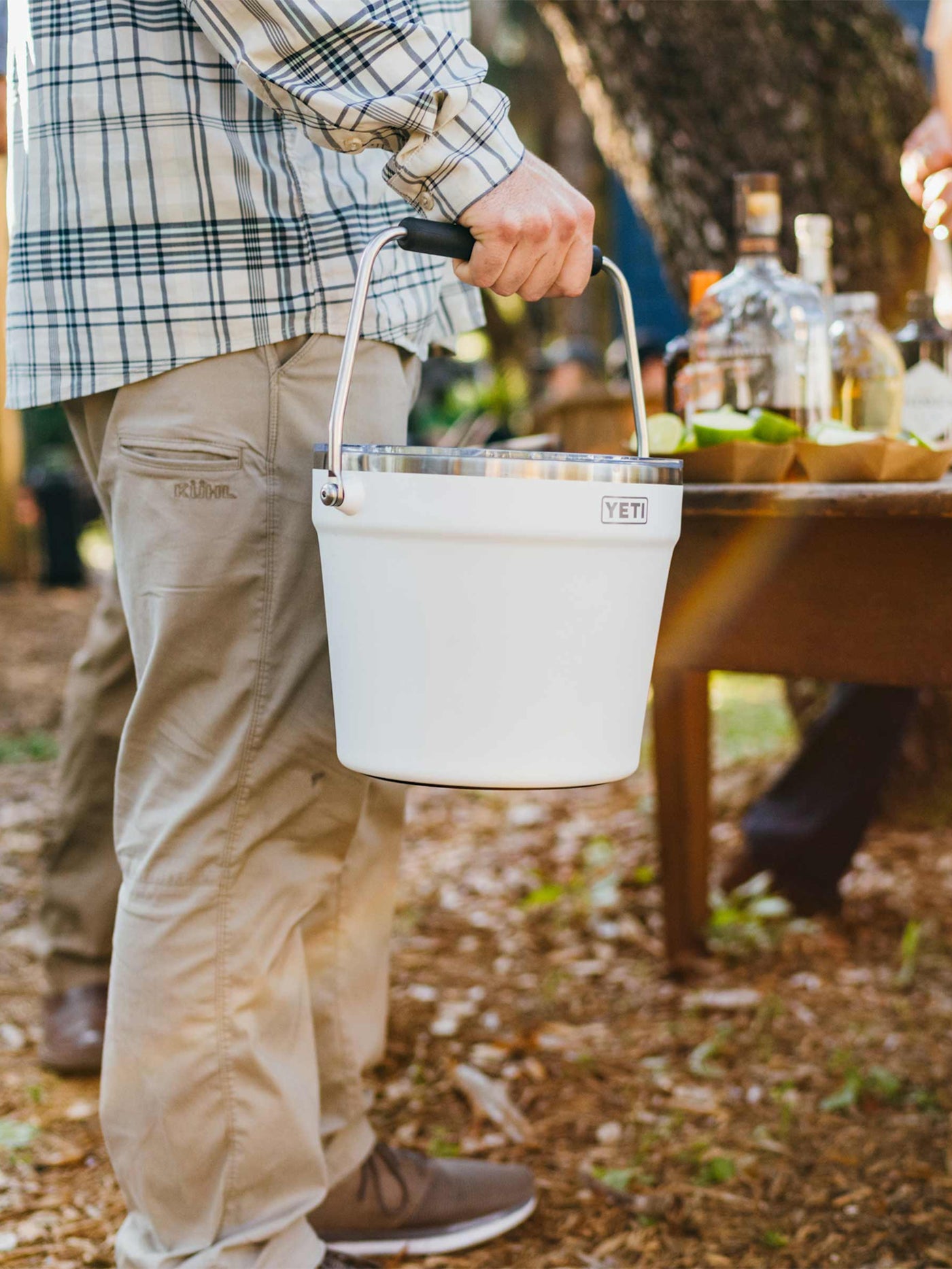 Yeti Rambler White Beverage Bucket