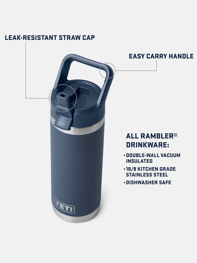 Yeti Rambler 18oz Rescue Red Water Bottle 2024 | RESCUE RED