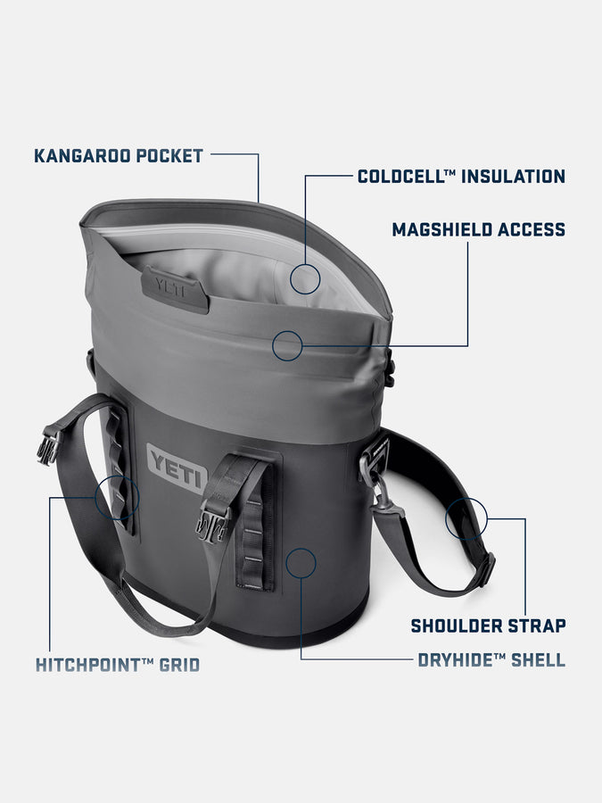 Yeti Hopper M15 Black Soft Cooler | BLACK