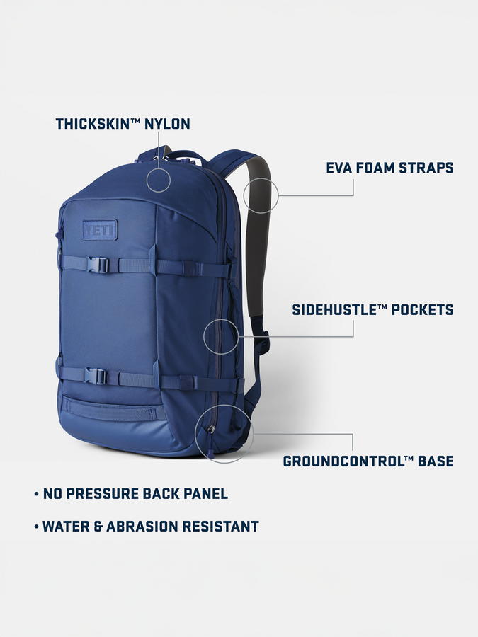 Yeti Crossroads 27L Black Backpack | BLACK