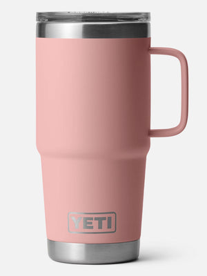 Yeti Rambler 20oz Sandstone Pink Travel Mug
