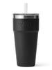 Yeti Rambler 26oz Black Straw Cup