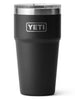 Yeti Rambler 20oz Black Stackable Cup 2024
