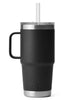 Yeti Rambler Straw 24oz Black Mug