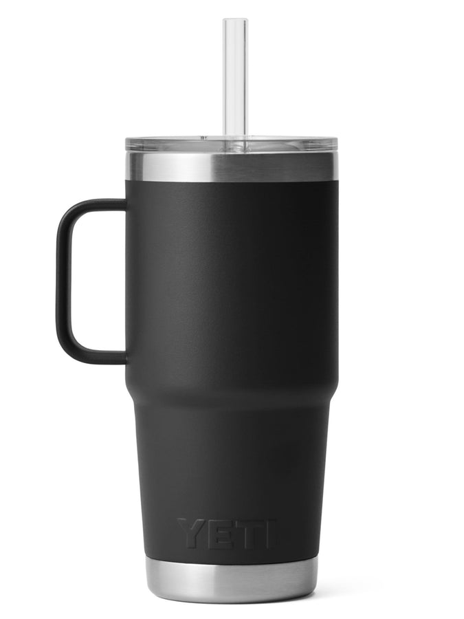 Yeti Rambler Straw 24oz Black Mug | BLACK