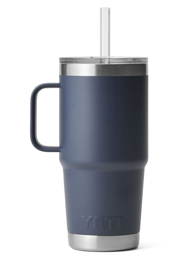 Yeti Rambler Navy 25oz Straw Mug | NAVY