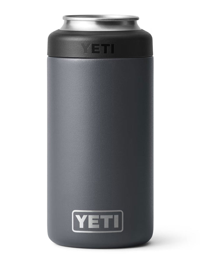 Yeti Rambler Coslter Tall Charcoal Can Insulator | CHARCOAL