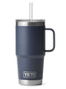 Yeti Rambler Navy 25oz Straw Mug