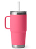 Yeti Rambler 25oz Tropical Pink Straw Mug 2024