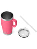 Yeti Rambler 25oz Tropical Pink Straw Mug 2024