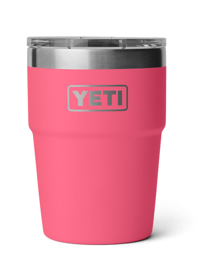 Yeti Rambler Stackable Tropical Pink 16oz Mug | TROPICAL PINK