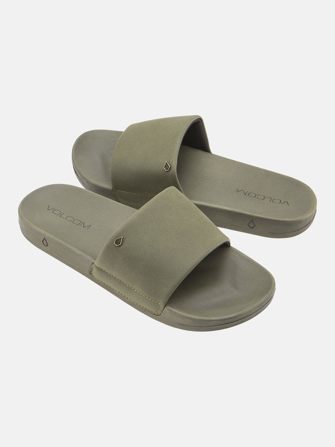 Volcom Volcation Slide Olive Sandals Spring 2026 | OLIVE (OLI)