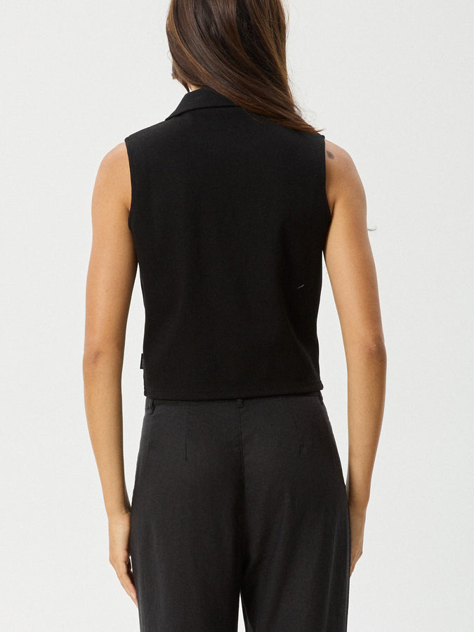 Afends Eliza Tank Top Spring 2026 | BLACK