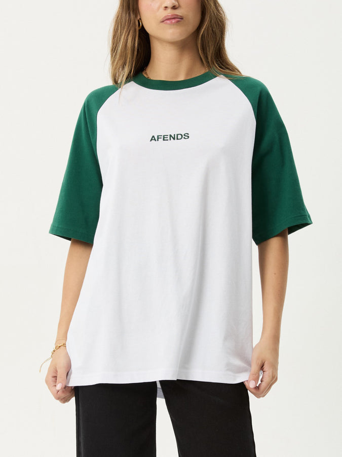 Afends Ryan Raglan T-Shirt Fall 2025 | HUNTER GREEN (HUG)