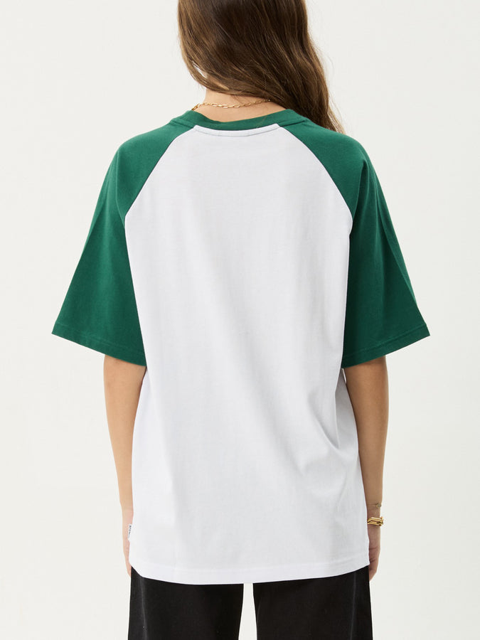 Afends Ryan Raglan T-Shirt Fall 2025 | HUNTER GREEN (HUG)