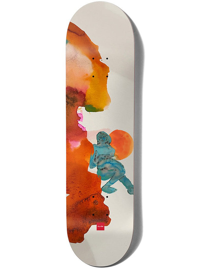 Chocolate Dream Beach Capps 8.5 Skateboard Deck | WHITE