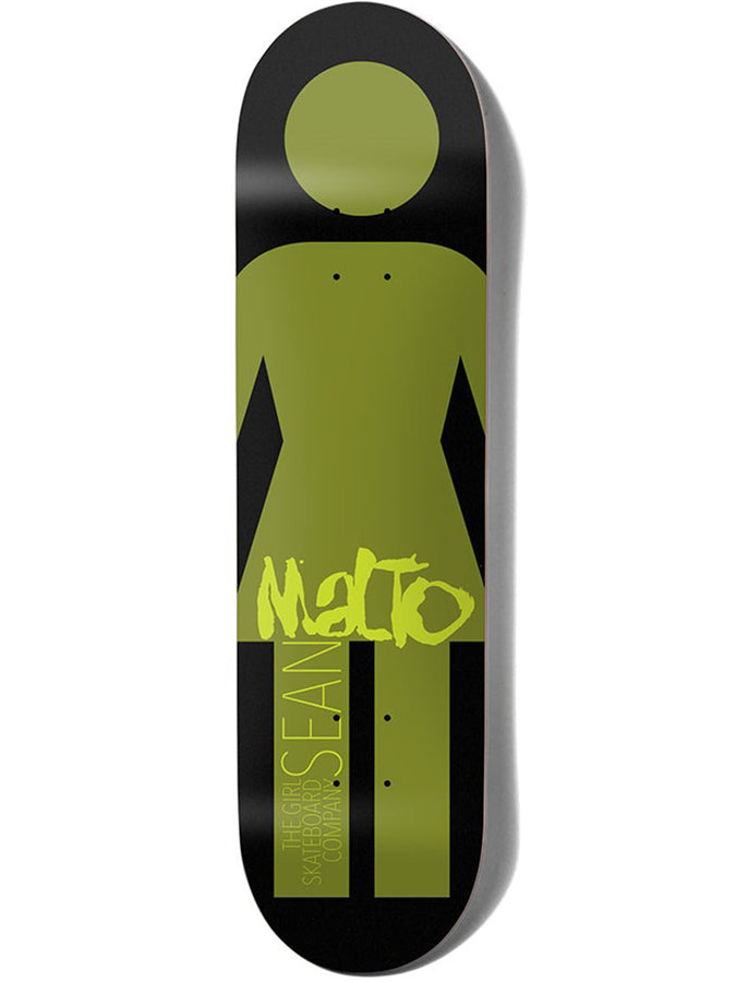 Girl Giant Metal Og Malto Twin Tip 8 Skateboard Deck | GREEN