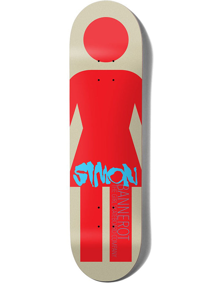 Girl Giant Metal OG Bannerot 8.25 Skateboard Deck | TAN