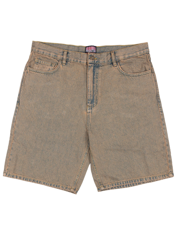 Frosted Wavy Shorts Fall 2026 | FADED KHAKI