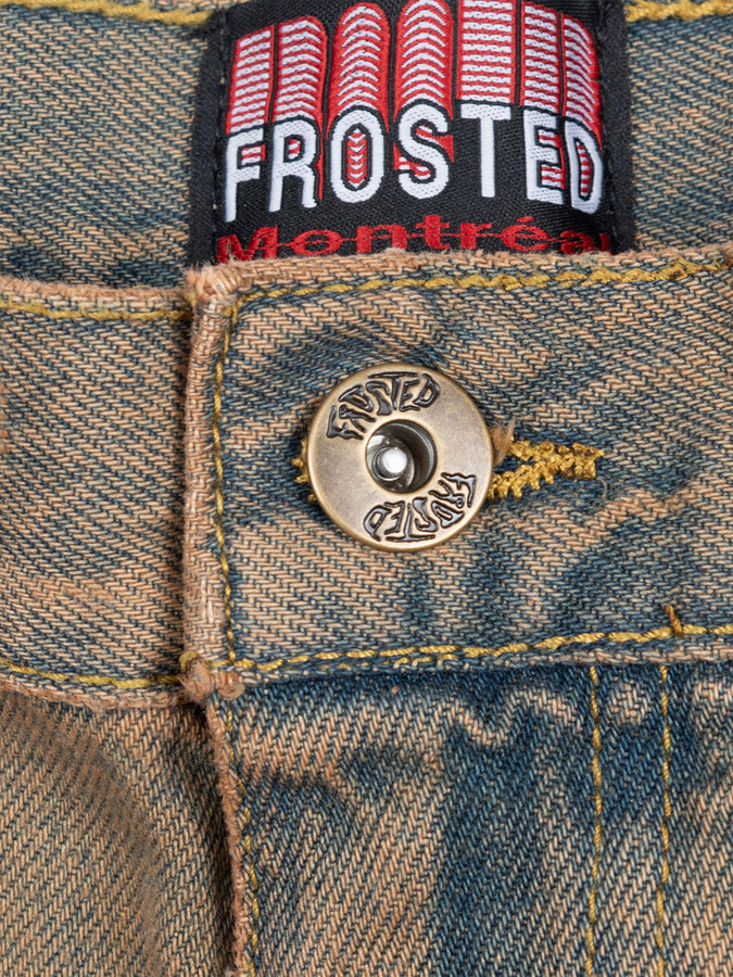 Frosted Wavy Shorts Fall 2026 | FADED KHAKI