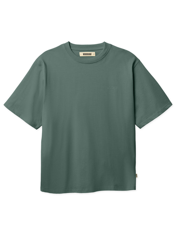 Woodbird Baine Base T-Shirt Spring 2026 | PINE GREEN