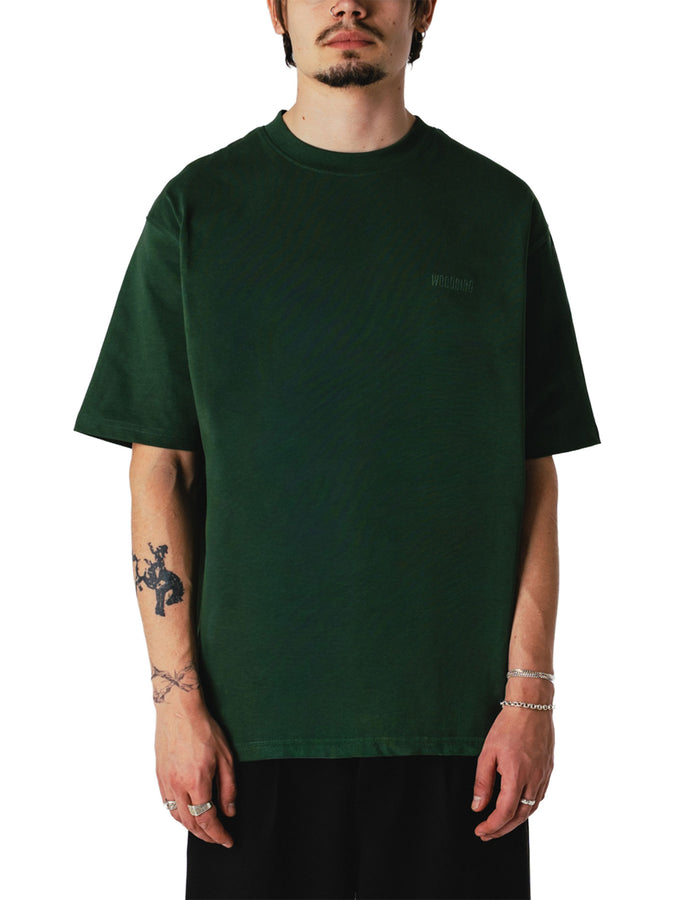 Woodbird Baine Base T-Shirt Spring 2026 | PINE GREEN