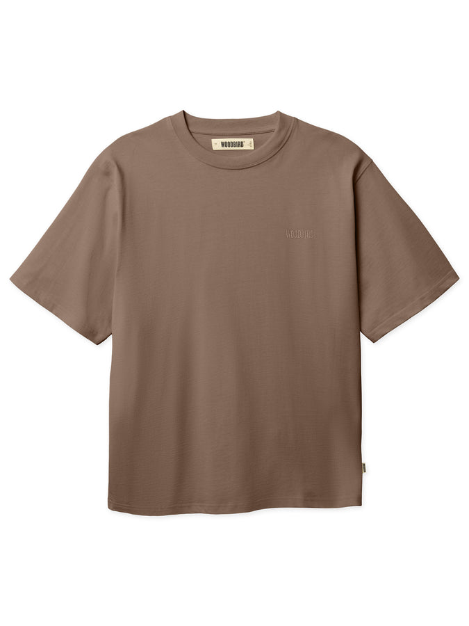 Woodbird Baine Base T-Shirt Spring 2026 | MID BROWN