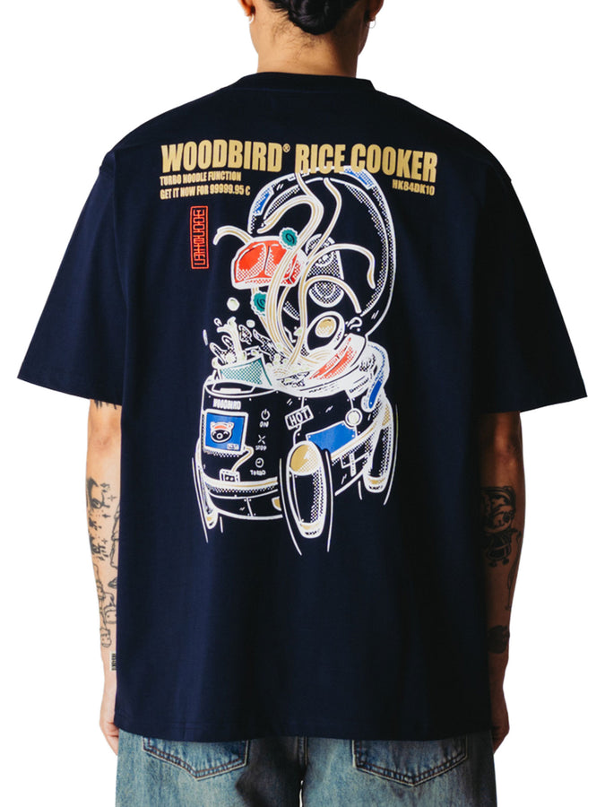 Woodbird Baine Cook T-Shirt Fall 2026 | DARK NAVY