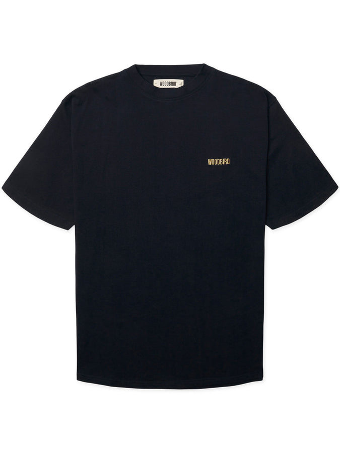 Woodbird Baine Cook T-Shirt Fall 2026 | DARK NAVY