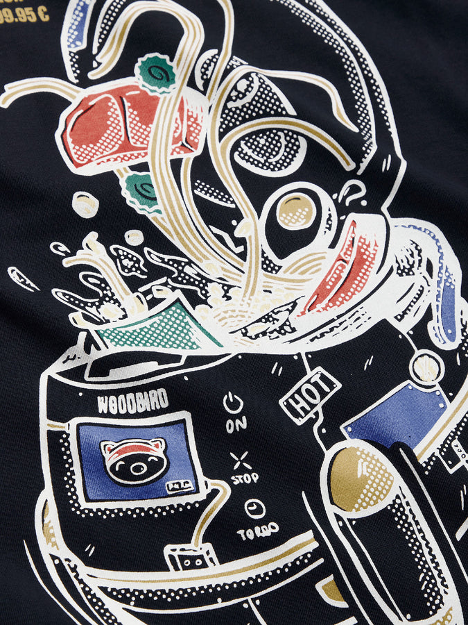 Woodbird Baine Cook T-Shirt Fall 2026 | DARK NAVY