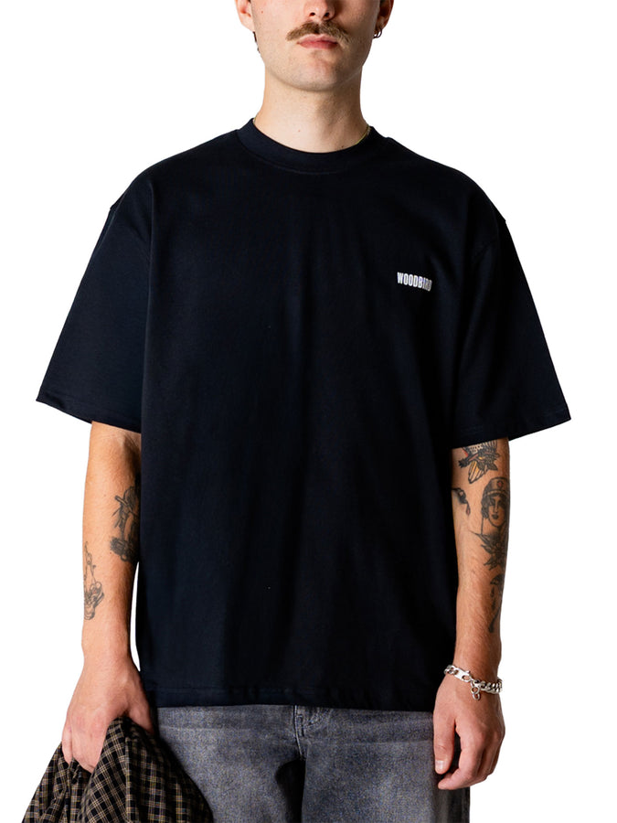 Woodbird Baine Sea T-Shirt Spring 2026 | BLACK
