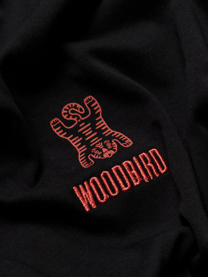 Woodbird Baine Tiger T-Shirt Fall 2026 | BLACK