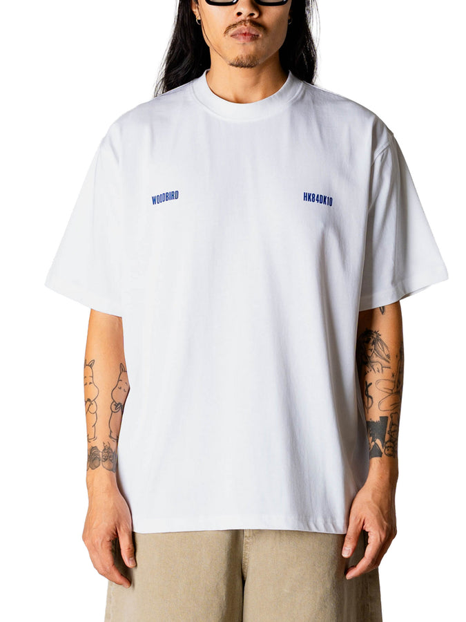 Woodbird Baine Zilla T-Shirt Spring 2026 | WHITE